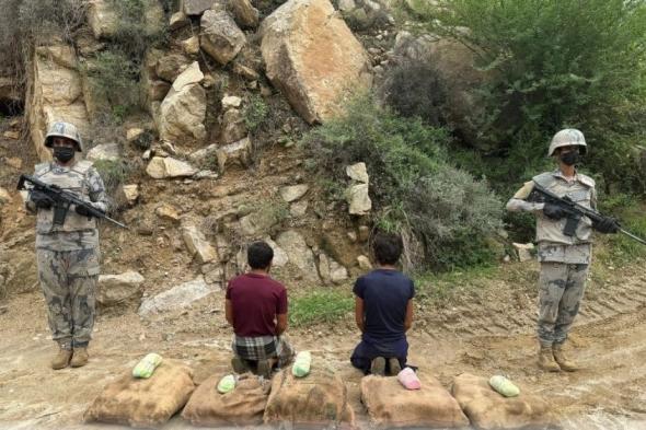 حرس الحدود يحبط تهريب أكثر من نصف طن مخدرات في منطقتين