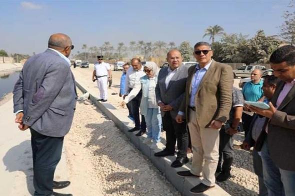 محافظ الجيزة: رصف وتطوير عدد من الطرق الرابطة بين المراكز والقرى بكرداسة وأوسيم ومنشأة القناطر