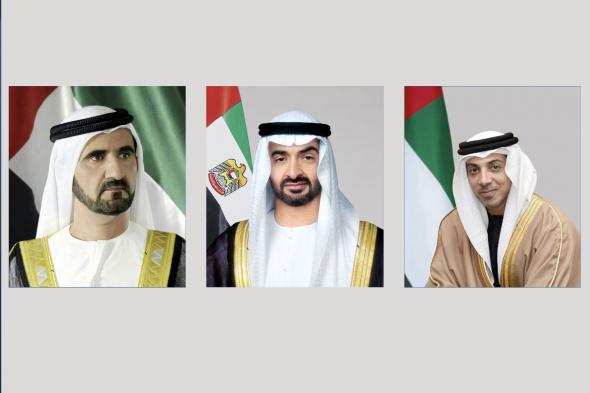الامارات | رئيس الدولة ونائباه يهنئون رئيس غانا بذكرى استقلال بلاده