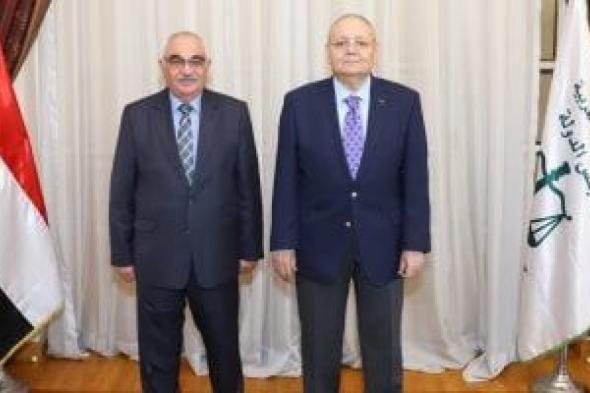 رئيس مجلس الدولة يستقبل رئيس هيئة قضايا الدولة لتقديم التهنئة