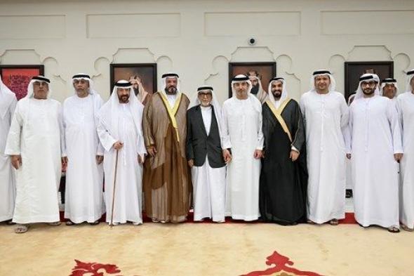 هزاع بن زايد يحضر حفل استقبال بمناسبة زفاف أحمد هزاع أحمد المهيري