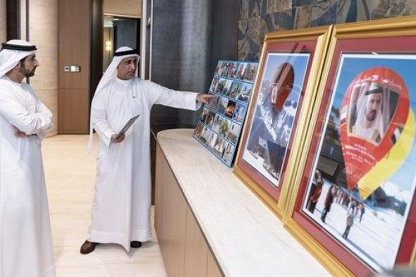 حمدان بن محمد يستقبل طاقم وفريق «منطاد صاحب السمو رئيس الدولة» ويشيد بجهوده