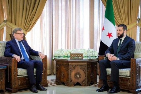 الشرع يبحث مع وزير الخارجية الألماني تعزيز التعاون