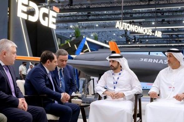 حمدان بن محمد يبحث مع وزير الدفاع الأرميني تعزيز التعاون وسبل إقرار مقومات السلام الإقليمي والعالمي