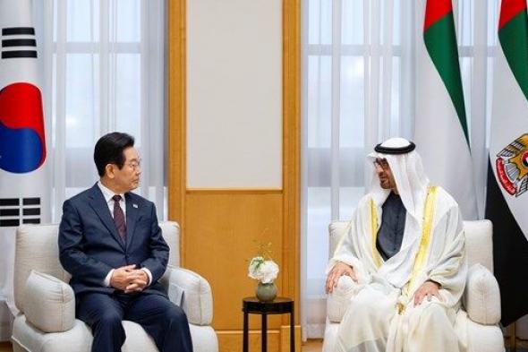رئيس الدولة: الإمارات حريصة على مواصلة العمل مع جمهورية كوريا بما يخدم التنمية المشتركة للبلدين