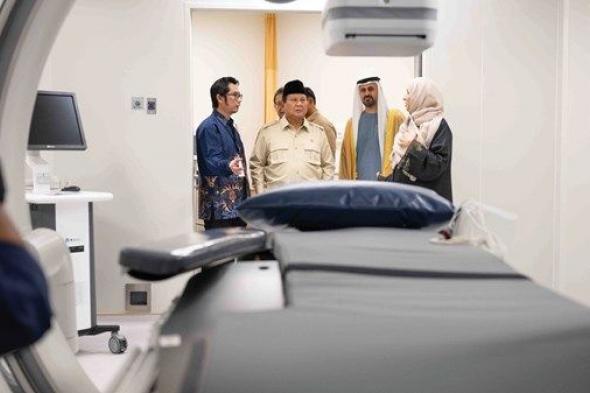 نيابة عن رئيس الدولة.. ذياب بن محمد بن زايد يشهد افتتاح مستشفى «الإمارات – إندونيسيا لأمراض القلب»