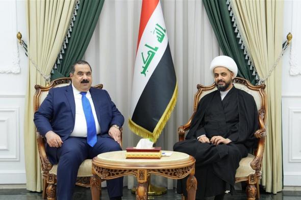 السامرائي والخزعلي يبحثان أهمية إنجاز استحقاقات المرحلة المقبلة