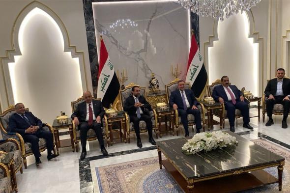 الحلبوسي والسامرائي أبرز الحاضرين.. صور من اجتماع القوى السنية