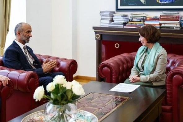 رئيسة مقدونيا الشمالية تستقبل رئيس المجلس العالمي للتسامح والسلام