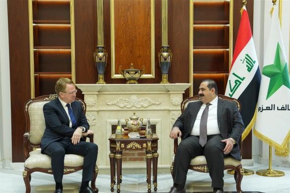 السامرائي يستقبل السفير الفرنسي ويؤكد أهمية تعزيز الحوار بين القوى للحفاظ على الاستقرار السياسي العراقي