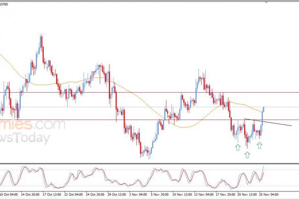 تحديث مسائي لزوج اليورو مقابل الدولار اليوم 25-11-2025