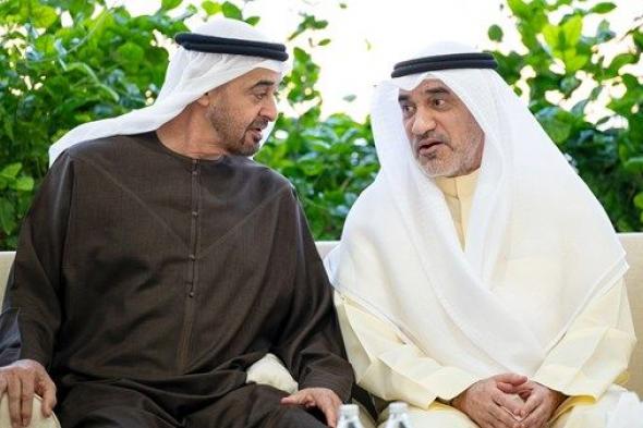 رئيس الدولة يستقبل النائب الأول لرئيس مجلس الوزراء وزير الداخلية الكويتي