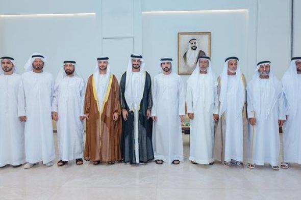 حمدان بن محمد يحضر أفراح الرميثي