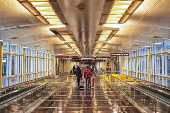 وقف الرحلات المغادرة لمطار رونالد ريغان بواشنطن