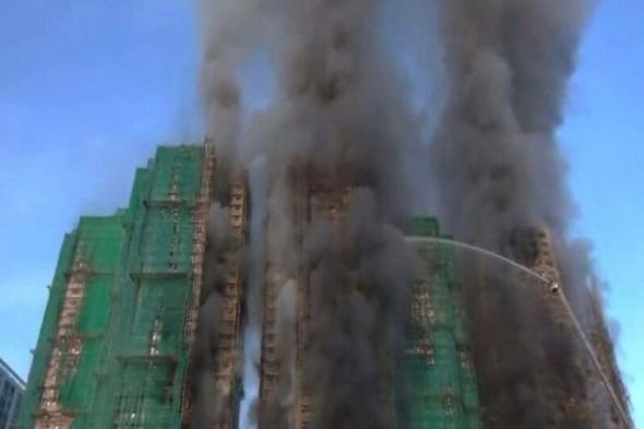 ارتفاع عدد الوفيات جراء حريق بمجمع سكني في هونغ كونغ إلى 36