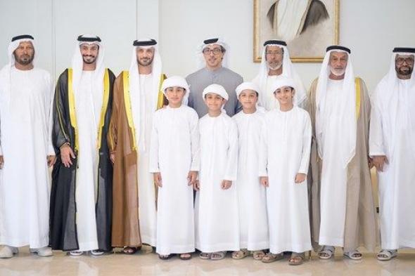 منصور بن زايد يحضر أفراح الرميثي