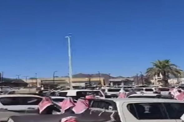 جُمُوع غفيرة تُشيّع مشهور سناب شات "أبو مرداع" في حائل