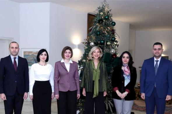 وزيرة الهجرة تبحث مع سيدة لبنان الاولى تعزيز التعاون الإنساني ودعم المرأة