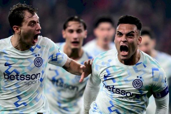 بطولة إيطاليا: إنتر يقبل هدية ساسوولو وينتزع الصدارة