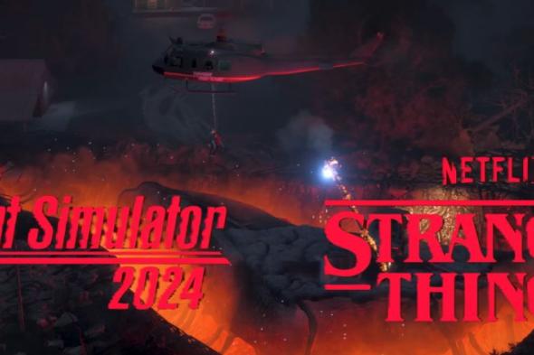 تكنولوجيا: Microsoft Flight Simulator يتحول إلى عالم Stranger Things مع تحديث مجاني جديد