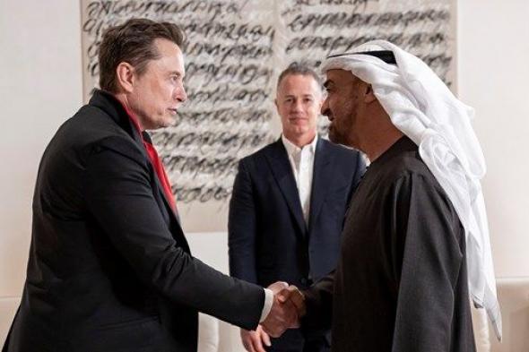 رئيس الدولة يلتقي إيلون ماسك