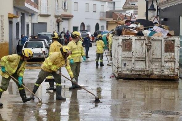 أمطار غزيرة وفيضانات في جنوب إسبانيا
