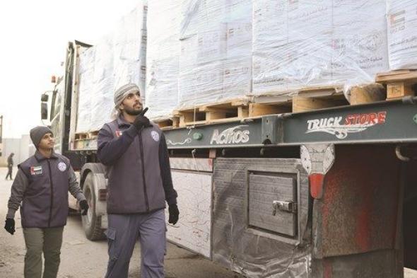 «الفارس الشهم 3» تبدأ دورة جديدة من توزيع المساعدات في غزة