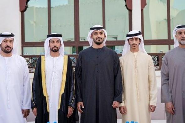 زايد بن محمد بن زايد يحضر حفل استقبال بمناسبة زفاف حميد سعيد حميد الرقراقي المزروعي