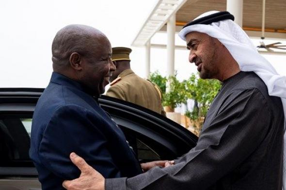 رئيس الدولة يستقبل رئيس بوروندي