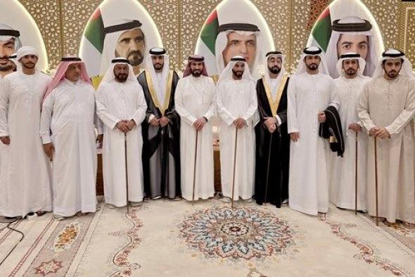 الشيوخ يحضرون حفل أفراح الخاطري في رأس الخيمة