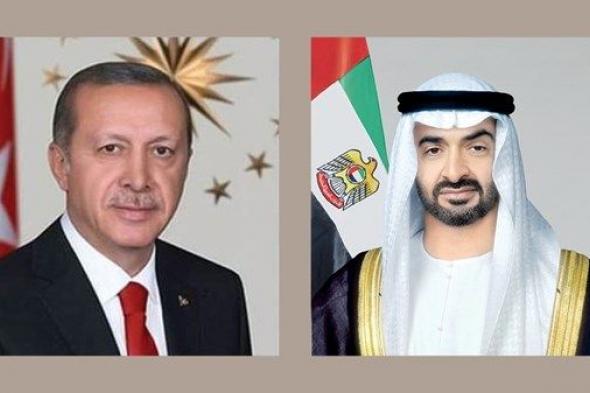 رئيس الدولة والرئيس التركي يبحثان علاقات التعاون بين البلدين