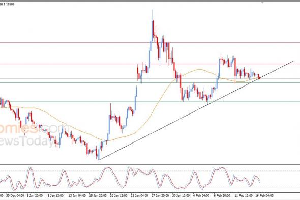 تحديث مسائي لزوج اليورو مقابل الدولار اليوم 16-02-2026