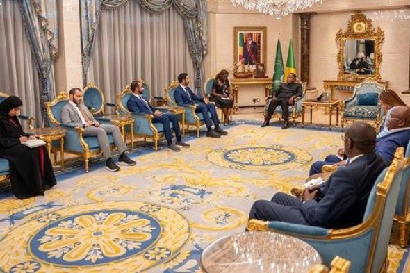 شخبوط بن نهيان يلتقي برئيس جمهورية الكونغو