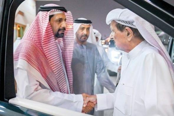 حاكم عجمان وولي عهده يقدمان واجب العزاء في وفاة عائشة العفاري