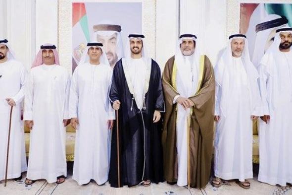 سالم القاسمي والشيوخ يحضرون حفل زفاف عيسى المناعي برأس الخيمة