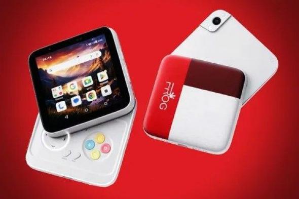 تكنولوجيا: هاتف Frog RS1 المدمج يخفي لوحة مفاتيح أو وحدة تحكم للألعاب تحت شاشته المربعة