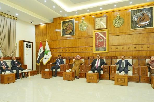 السامرائي يؤكد على تعزيز العمل المشترك بين ممثلي تحالف العزم في مجلسي النواب وبغداد