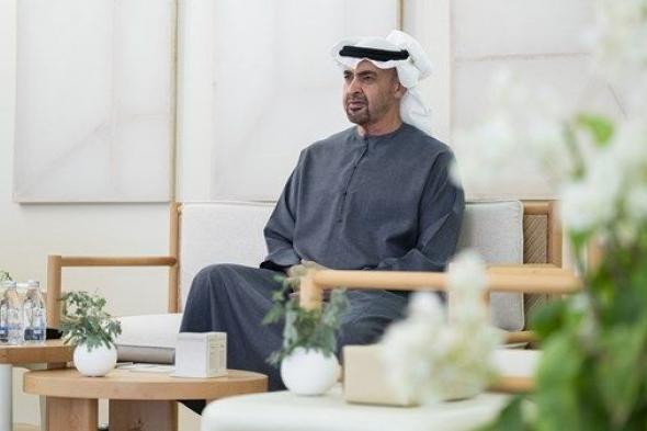 رئيس الدولة وجوني إيرنست عضوة مجلس الشيوخ الأميركي يبحثان التطورات الإقليمية