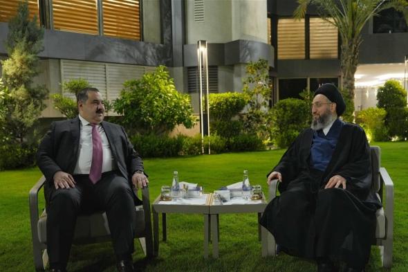 السامرائي والسيد الحكيم يبحثان أهمية تعزيز الحوار بين القوى السياسية