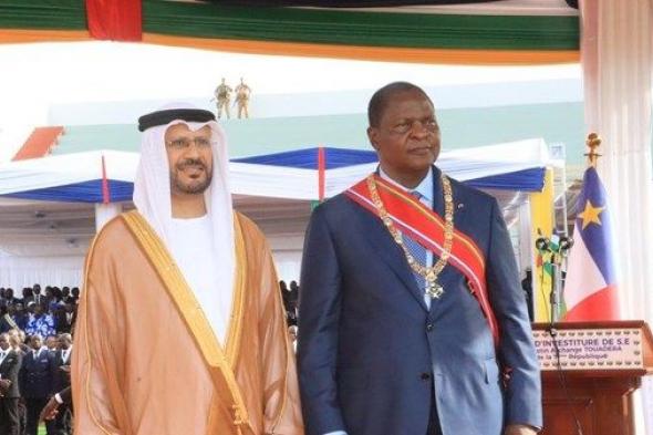 نيابة عن رئيس الدولة.. سفير الإمارات لدى أفريقيا الوسطى يحضر مراسم تنصيب الرئيس تواديرا