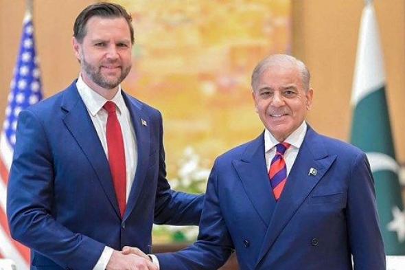 رئيس وزراء باكستان يلتقي فانس في إطار المحادثات