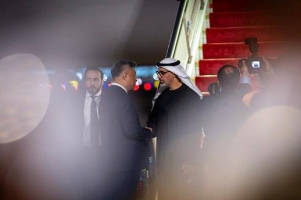 ولي عهد أبوظبي يصل إلى العاصمة بكين في زيارة رسمية إلى جمهورية الصين الشعبية