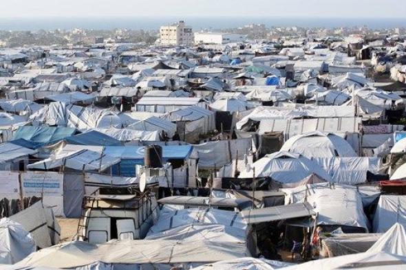 بيوت من الألياف الزجاجية في غزة