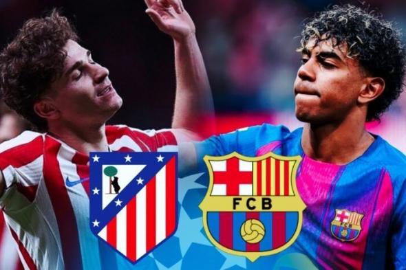 برشلونة ضد أتلتيكو مدريد | موعد المباراة والقنوات الناقلة وآخر أخبار الفريقين