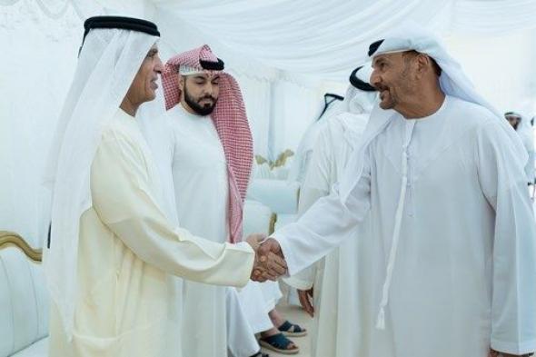 حاكم رأس الخيمة يقدّم واجب العزاء في وفاة حسين الرفاعي المنصوري