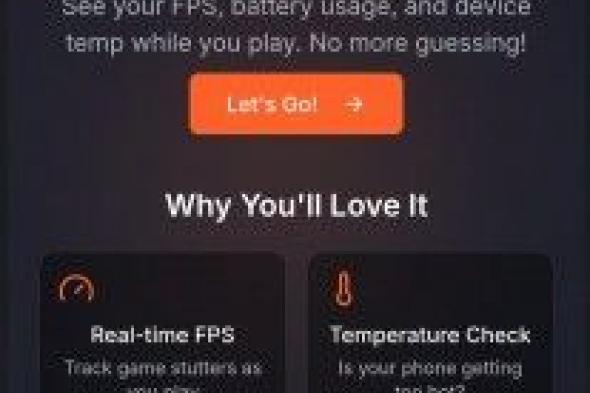 تكنولوجيا: تطبيق GameBench يطلق أداة FPS Monitor المجانية لمراقبة أداء الألعاب باحترافية على هاتفك