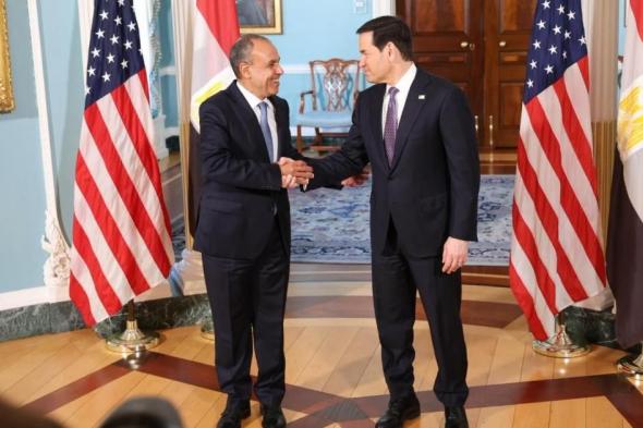 بالصور: عبد العاطي يبحث مع روبيو غزة ومستجدات المنطقة بواشنطن