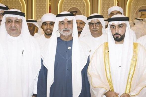 نهيان بن مبارك يحضر حفل زفاف حمد الزعابي