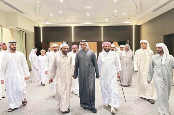 الشيوخ يعزون في وفاة شمسة بنت سعيد الكتبي